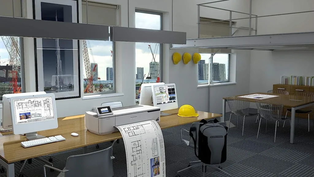 Plotters play a vital role in many architectural and design offices.