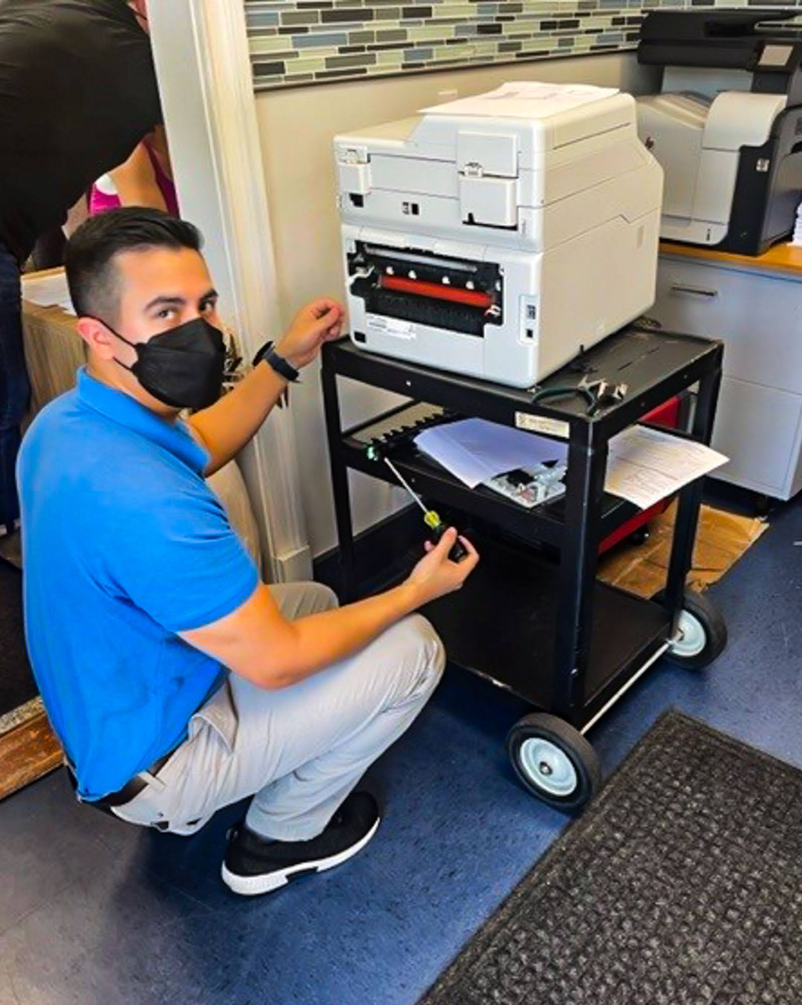 Our techs are here to support you, whether you choose to repair or replace your broken printer!