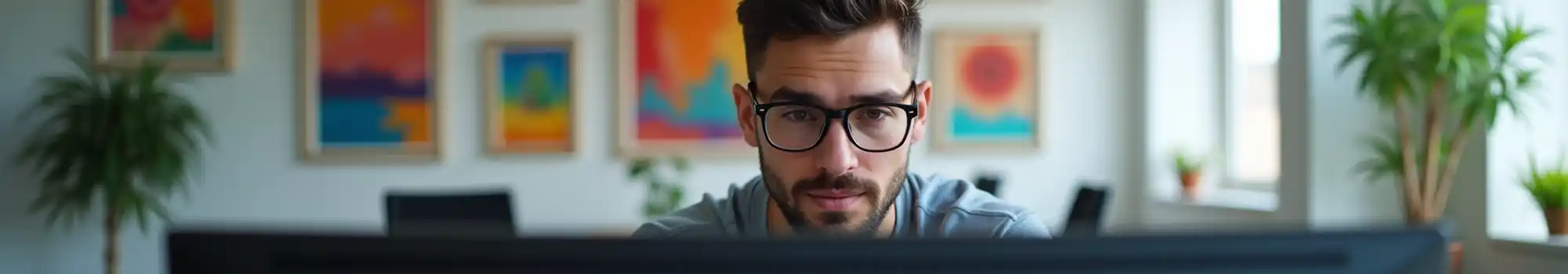 Focused professional reviewing cybersecurity tools—secure your accounts today with expert data breach protection from netEffx.